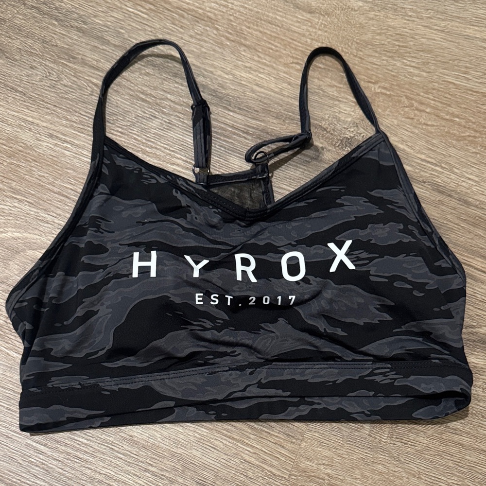 Virus Dark Camo Sports Bra